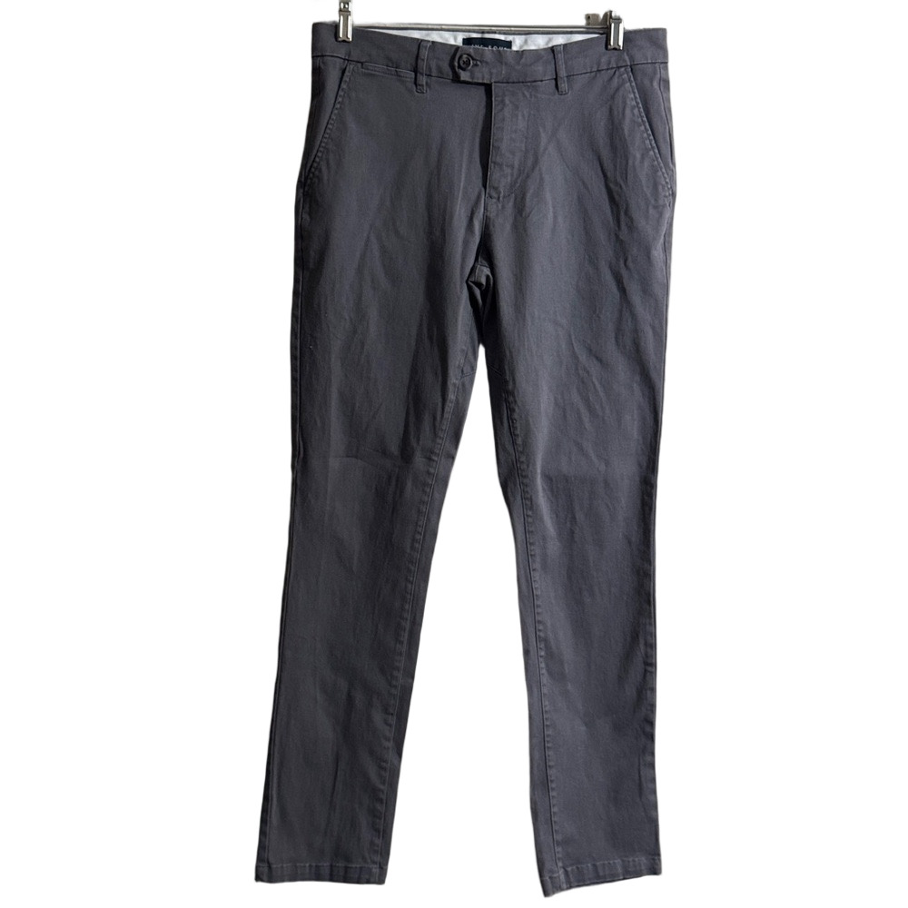 Five Four Men's Charcoal Slim Jeans